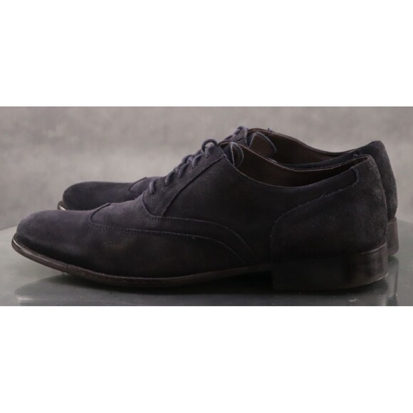 John Varvatos Men\'s Wingtip Oxfords Dress Shoes Size 12 M Nubuck Leather Blue main image 6